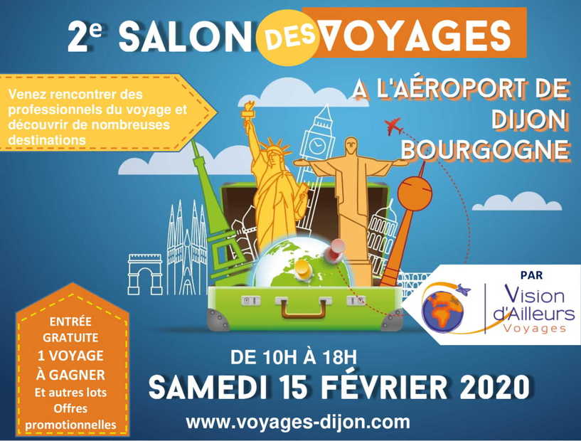 2Ã©me Salon Des Voyages   Actualités   Aéroport De Dijon Bourgogne | Edeis